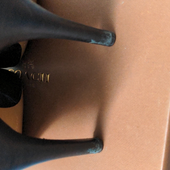 Coach Seneca black booties size 6.5 - Picture 5 of 9